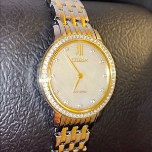 Citizen Silhouette Crystal Dial Ladies Watch